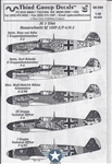 THIRD GROUP DECALS 1/48 MESSERSCHMITT BF 109F-2/F-4/G-2 JG 3UDET