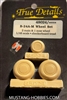 TRUE DETAILS 1/48 B-24A -M  WHEEL SET 2 MAIN 1 NOSE CHECKERBOARD TREAD