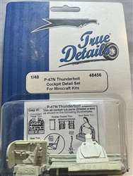 TRUE DETAILS 1/48 P-47N THUNDERBOLT COCKPIT DETAIL SET FOR MINICRAFT