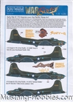 WARBIRDS DECALS 1/32 B17E Early War Heavies over Pacific Suzy Q, Yankee Diddl'er