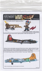 WARBIRDS DECALS 1/72 B17FG Lightning Strikes, Fuddy Duddy