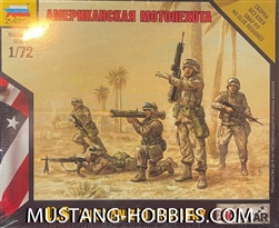 ZVEZDA 1/72 U.S. Motorized Infantry (5) SNAP