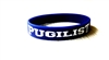 PUGILISTÂ® A Fighter's Nation Wristband Navy/White