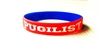 PUGILISTÂ® A Fighter's Nation Wristband Red/White/Blue