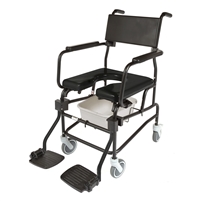 ActiveAid Bath Safety Products | Top Brand Bathroom Safety | ActiveAid 600 Stainless Steel Rigid Shower Chair with 5" casters