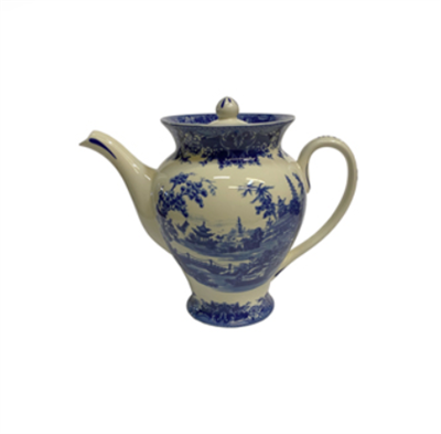 Blue Pagoda Teapot | Gettysburg Emporium