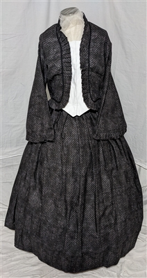 Dark Grey Tea Dress | Gettysburg Emporium
