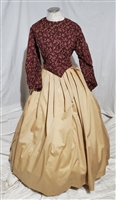Tan Traveling Dress | Gettysburg Emporium
