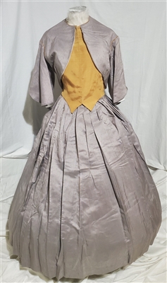 Gray Blue Traveling Dress | Gettysburg Emporium