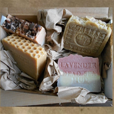 Handmade Artisan Natural Four Artisan Soap (Gift Set)