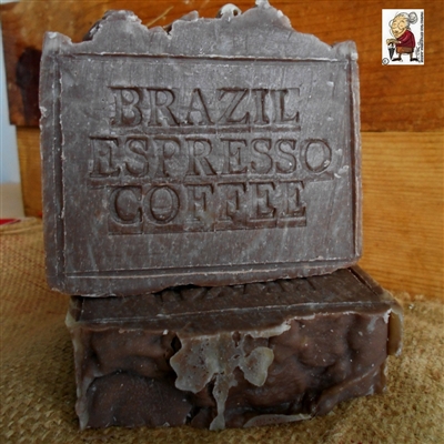 Natural Artisan Handmade Bar Soap  Brazilian Coffee Espresso Soap Hint of Vanilla