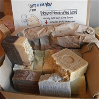 Handmade Gentlemen's All Natural Artisan   Individually Wrapped Soap Gift Set