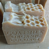 Fresh Goat and Coconut Milk Soap all Natural, Handmade with Honey And Oatmeal Soap Bar Gentle Exfoliate