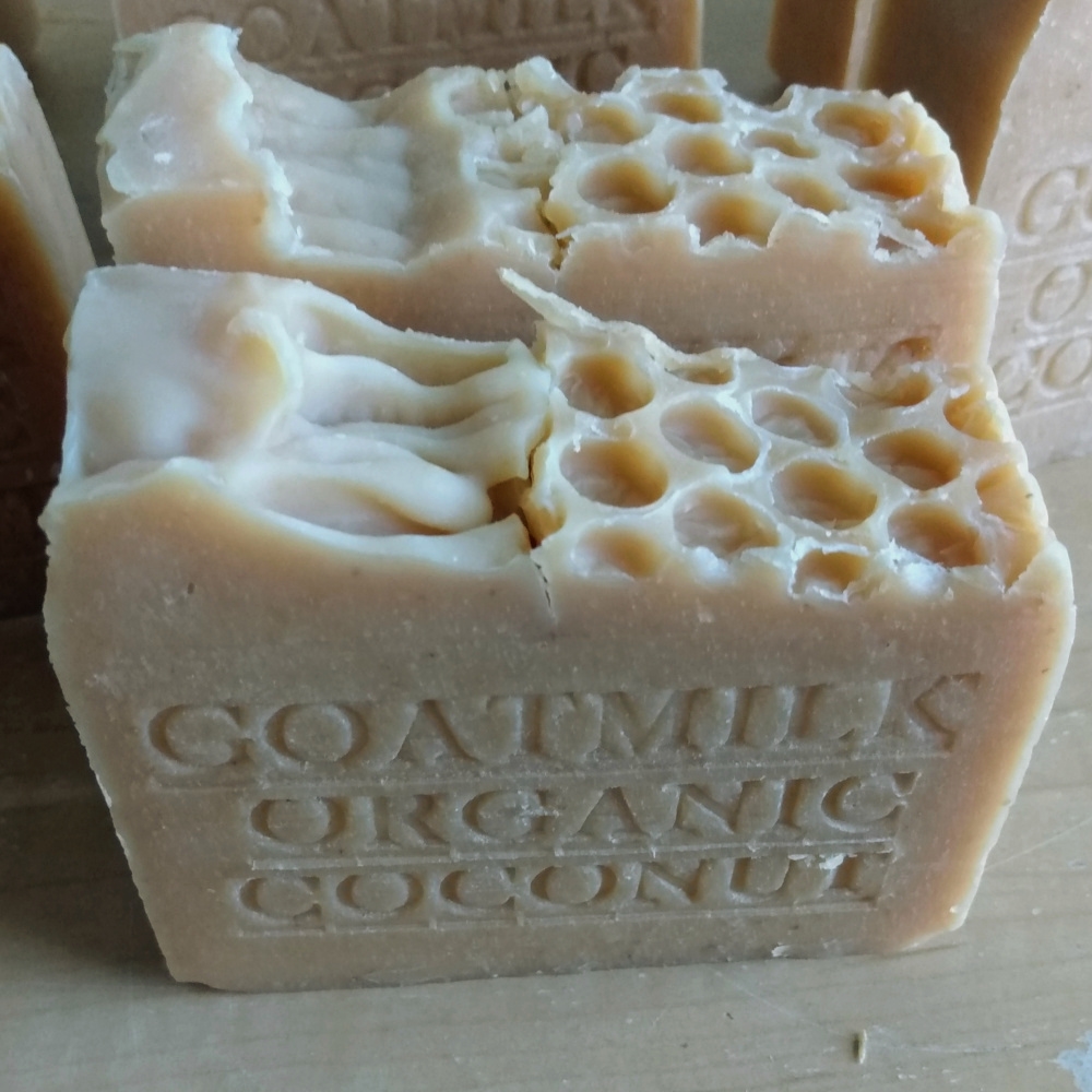 Oatmeal And Shea Butter Handmade Natural Soap Aged 12 OUNCE