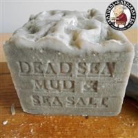 Aged Limited Artisan  Dead Sea Mud Soap with Dead Sea Salt (Unscented)