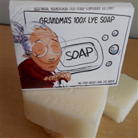 Grandma's  Natural Handcrafted Pure Lye Soap Unscented