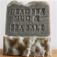 Natural Handmade  Dead Sea Mud Soap With Dead Sea Salt (Unscented) Soap  Handcrafted