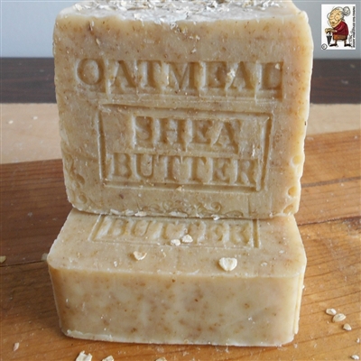 Handmade all natural Oatmeal Soap with Hazelnuts