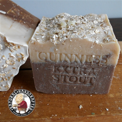 Natural Artisan Beer Soap Oatmeal - Stout Guinness Soap Bar- Handcrafted