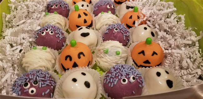 Halloween Cake Truffles