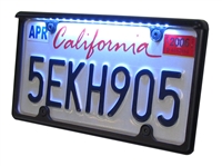 LED car plate frame
