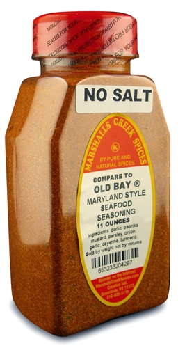 MARYLAND STYLE SEAFOOD SEASONING NO SALT (COMPARE TO OLD BAY ®)Ⓚ