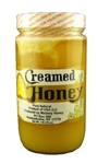 RAW WILDFLOWER CREAMED HONEY 16 OZ GLASS JAR