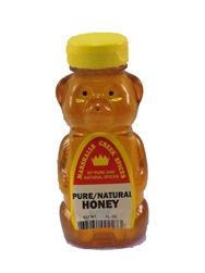 RAW WILDFLOWER HONEY 12 OZ PLASTIC BEAR