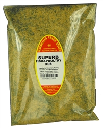 SUPERB FISH AND POULTRY RUB NO SALT REFILL&#9408;