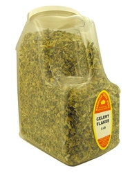 CELERY FLAKES 2 LB. RESTAURANT SIZE JUG&#9408;