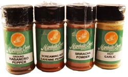 Spicy Hot, 4 Pack of Mini Jars