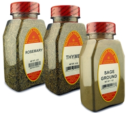 Holiday Dinner 3 Pack, Save a buck! Rosemary, Thyme & Sage