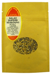 Sample  SALAD SUPERB SEASONING NO SALTâ“€