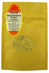 Sample FAJITA SEASONING NO SALTâ“€