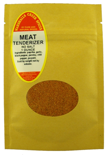 Meat Tenderizer (No Salt) Unseasoned Salt-Free - Niblack Foods