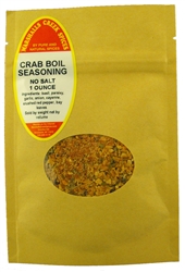 Sample, CRAB BOIL SEASONING NO SALTâ“€