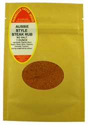 Sample,  AUSSIE STYLE STEAK RUB no salt, Compare to Outback SteakhouseÂ® â“€