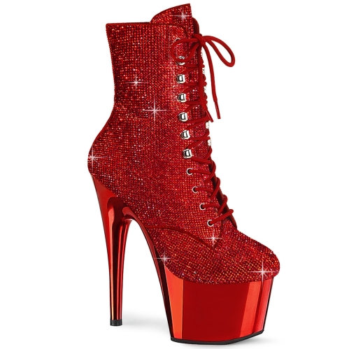 ankle mid calf boots red rs red chrome