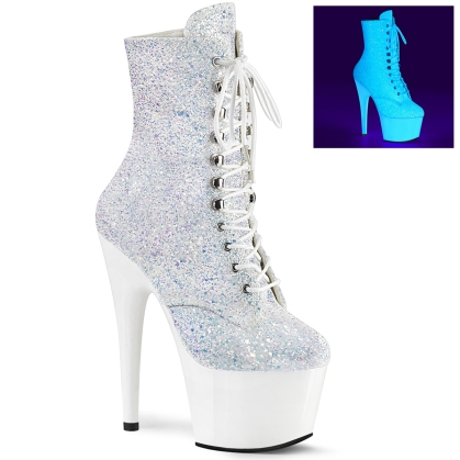 adore 1020lg neon white multi glitter neon white