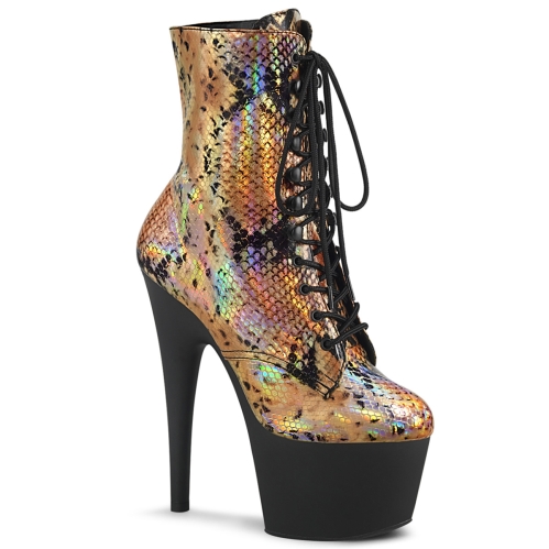 adore 1020sp gold holo snake print black matte
