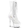 ankle mid calf boots clear clear