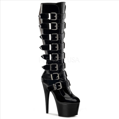Multi Buckle Knee-High Dominate The World Boots