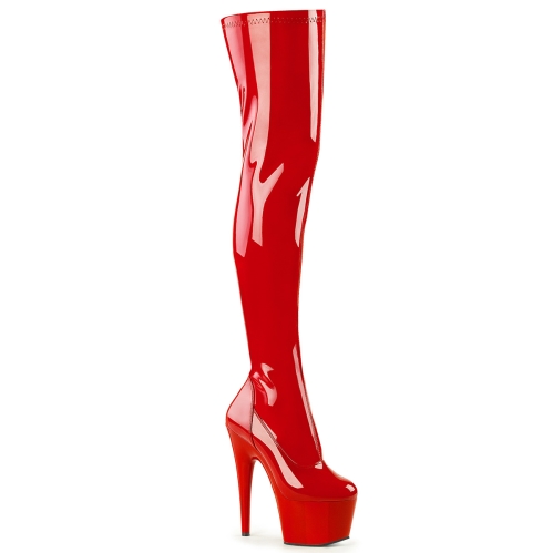 adore 3000 red stretch patent red