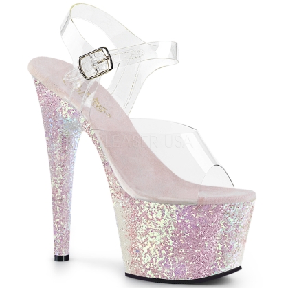 Opal Glitter Ankle Strap Exotic Dance Shoe
