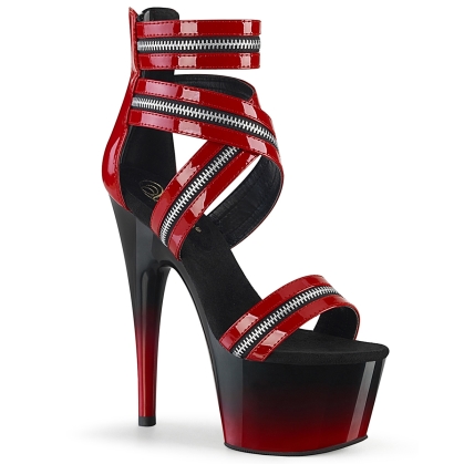 adore 766 red patent black red