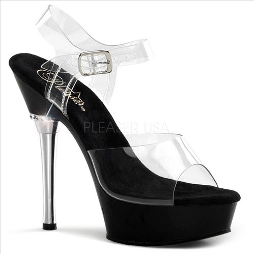 Pleaser Black Pumps 5 Inch Heel