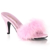 3inch amour baby pink pu fur