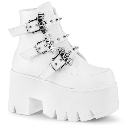 ashes 55 white vegan leather