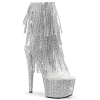ankle mid calf boots clear silver silver rs