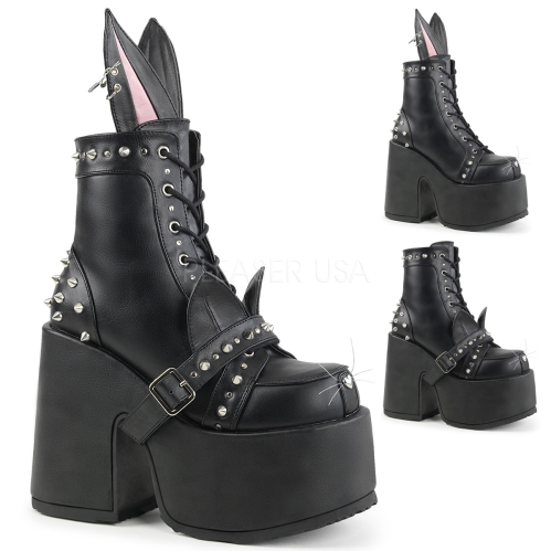 Demonia Bunny Ear Spikes Boots